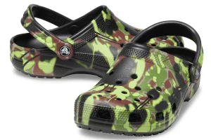 Hombre Crocs Chanclas^Chanclas Classic Spray Camo Clog