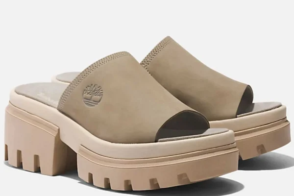 Mujer Timberland Zuecos Y Mules^Mules De Tacon Everleigh Slide Sandal