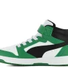 Niña Puma Zapatillas^Zapatillas Con Tiras Ajustables Rebound V6 Mid