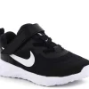 Niña Nike Zapatillas^Zapatillas Con Tiras Ajustables Dd1094/003 Negro Blanco Aa