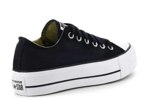 Mujer Converse Zapatillas^Zapatillas De Plataforma 560250C/001 Black White