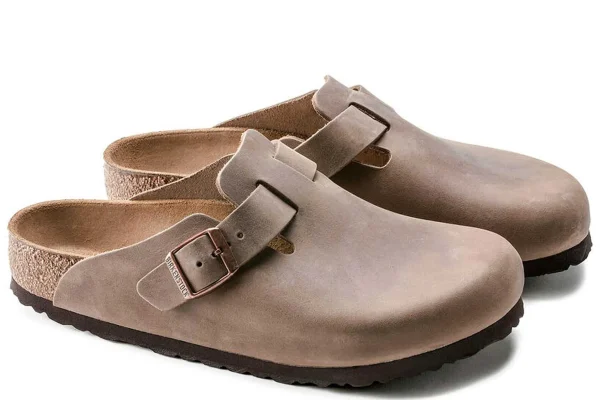 Mujer Birkenstock Zuecos Y Mules^Zuecos Planos Boston Leoi - Narrow